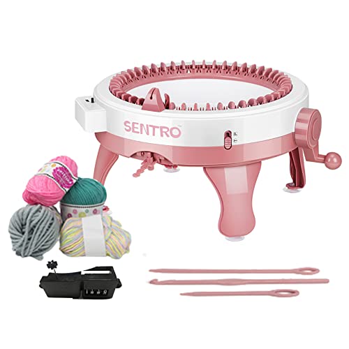 Weigudoc 48 Nadeln Strickmaschine mit Reihenzähler, Webmaschine Automatische für Kinder und Erwachsene, DIY-Doppelstrickmaschine für Spielzeug Socke Mütze und Schal Weigudoc 48 Nadeln Strickmaschine mit Reihenzähler, Webmaschine Automatische für Kinder und Erwachsene, DIY-Doppelstrickmaschine für Spielzeug Socke Mütze und Schal von Weigudoc