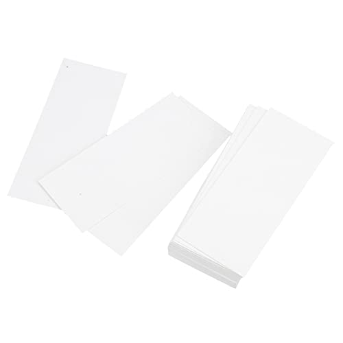 Weißer Karton, Mehrzweck, leicht, tragbar, einfach zu verwenden, Dickes Papier, praktisches Design, 100 weiße Spanplatten zum Malen von Weikeya