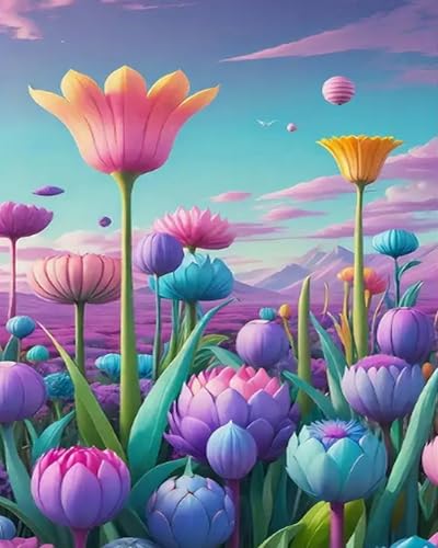 Weiniuniu 5D-Diamant-Malset Bunte Blumen und Pflanzen DIY Malen Nach Zahlen Erwachsene und Kinder runde Strassmalerei Bilder Home Decor 40x50 cm Weiniuniu 5D-Diamant-Malset Bunte Blumen und Pflanzen DIY Malen Nach Zahlen Erwachsene und Kinder runde Strassmalerei Bilder Home Decor 40x50 cm von Weiniuniu