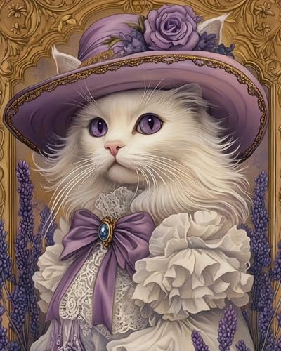 Weiniuniu Kreuzstich Stickpackung Aristokratische Katze DIY Stickvorlagen Stickbilder 11CT Vorgedruckt Kreuzstich Set für Anfänger Home Decor 50x70 cm Weiniuniu Kreuzstich Stickpackung Aristokratische Katze DIY Stickvorlagen Stickbilder 11CT Vorgedruckt Kreuzstich Set für Anfänger Home Decor 50x70 cm von Weiniuniu