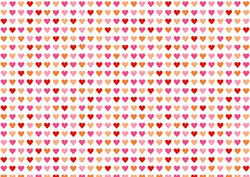 Geschenkpapier"Heart to Heart" - Geschenkpapier für Muttertag, Geburtstag, Valentinstag (Heart to Heart) von Weinkarton24.com