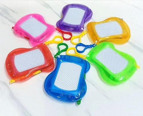 12Pcs Mini Maltafel Zaubertafel Schlüsselanhänger, Mitgebsel Kindergeburtstag Mini Geschenke Kinde，MIni Maltafeln für Klassenzimmer Belohnungen, Party Favors, Reisen Supplies von Weinsamkeit