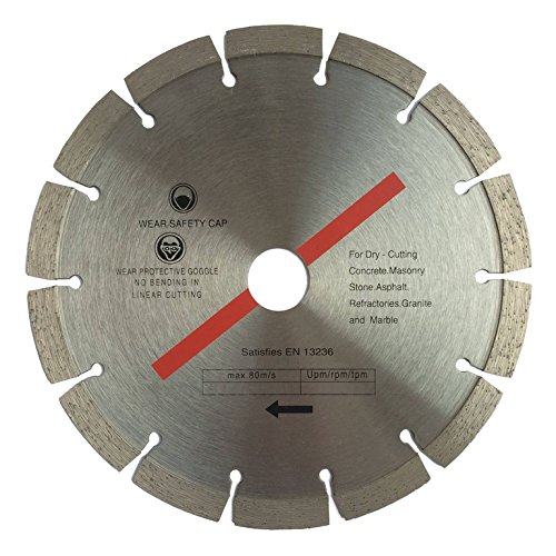 Weischer® - Diamanttrennscheibe 350 x 20 mm | universal Diamantscheibe Trennscheibe segmentiert | für Beton, Stein, Klinker, Ziegel, Granit, Mauerwerk | Segmenthöhe 10 mm von Weischer