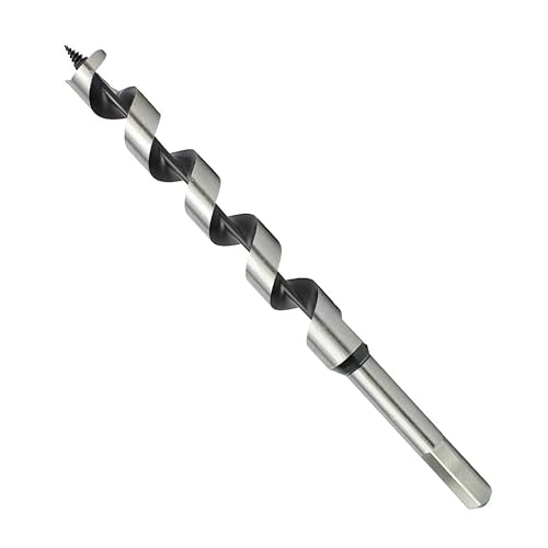 Weischer® - Schlangenbohrer 40 x 320 mm | Holzbohrer Spiralbohrer | 6-Kant-Schaft | Gewindespitze für präzise Bohrung | Weich- & Hartholz | stabiler & bruchfester Bohrer von Weischer
