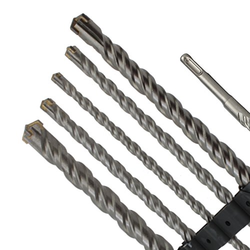 Weischer® - SDS Plus Bohrer Steinbohrer Hammerbohrer Set 8 10 12 16 20 x 600 mm 5tlg Kreuzschneide Doppelwendel Weischer® - SDS Plus Bohrer Steinbohrer Hammerbohrer Set 8 10 12 16 20 x 600 mm 5tlg Kreuzschneide Doppelwendel von Weischer