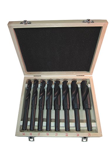 Weischer® - HSS Schaftbohrer Set Ø 14-25 mm | 8-tlg. Spiralbohrer Metallbohrer | Bohrer Metall Stahl | stabiles & bruchfestes Set Weischer® - HSS Schaftbohrer Set Ø 14-25 mm | 8-tlg. Spiralbohrer Metallbohrer | Bohrer Metall Stahl | stabiles & bruchfestes Set von Weischer