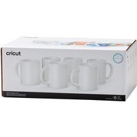 Cricut Tassen "Mug White", 355 ml - 6 Stück von Weiß