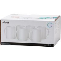 Cricut Tassen "Mug White", 425 ml - 6 Stück von Weiß