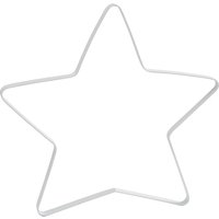 Metallring Stern "Auri", Weiß - Ø 30 cm von Weiß