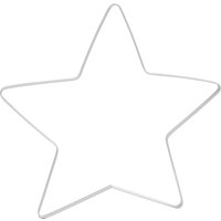 Metallring Stern "Auri", Weiß - Ø 40 cm von Weiß