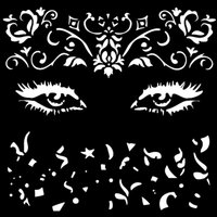 Schablone "Masquerade" - Eyes Schablone "Masquerade" - Eyes von Stamperia