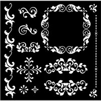 Schablone "Precious - Frames" von Stamperia