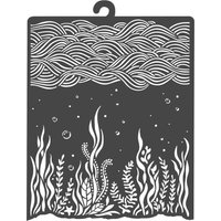 Schablone "Songs of the Sea - Corals and Poseidonias" Schablone "Songs of the Sea - Corals and Poseidonias" von Stamperia