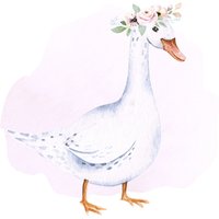 Serviette "Schicke Gans" Serviette "Schicke Gans" von Paper+Design