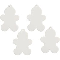 VBS Weihnachtsanhänger, Porzellan - Lebkuchenmännchen von VBS