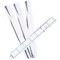 25 Wekre Heftstreifen, selbstklebend weiß Kunststoff von Wekre