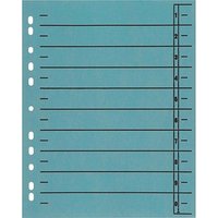 Wekre Trennblätter 0-9 blau, 100 Blatt Wekre Trennblätter 0-9 blau, 100 Blatt von Wekre