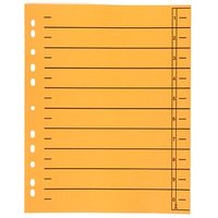 Wekre Trennblätter 0-9 orange, 100 Blatt Wekre Trennblätter 0-9 orange, 100 Blatt von Wekre