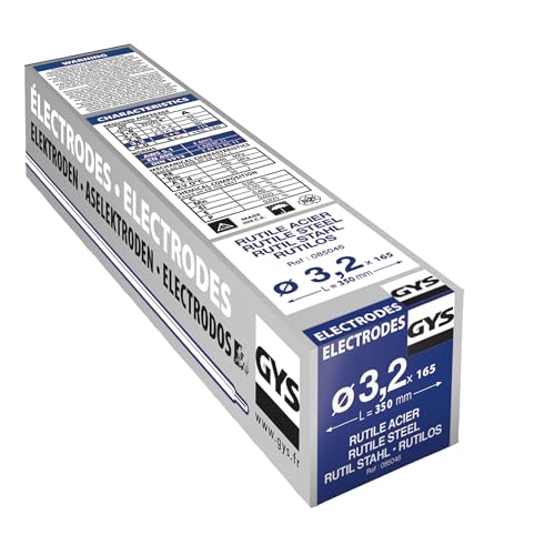 165 Stück Stabelektrode, Elektroden Großbox für Stahl - 3,2 x 350 mm 165 Stück Stabelektrode, Elektroden Großbox für Stahl - 3,2 x 350 mm von GYS
