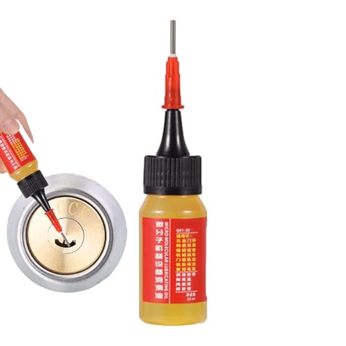 30ml Feinmechaniköl Türschlossenteiser Nähmaschinenöl Multifunktionales Schmieröl Für Mechanische Teile Von Elektrogeräten Universalöl Für Feinmechanische Komponenten, Scharniere, Türen, fenstere von Weldphur