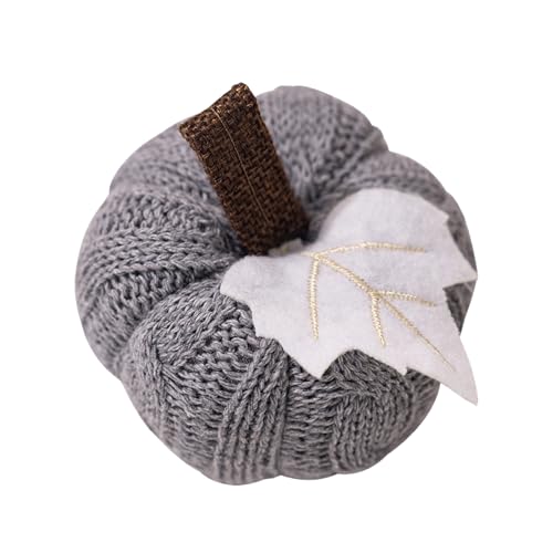 Weldphur Dekorative orangefarbene Kürbisse, Herbstdekoration, wiederverwendbarer gestrickter Kürbis, gehäkelte Kürbisse, charmante dekorative Ornamente, warme saisonale Weldphur Dekorative orangefarbene Kürbisse, Herbstdekoration, wiederverwendbarer gestrickter Kürbis, gehäkelte Kürbisse, charmante dekorative Ornamente, warme saisonale von Weldphur