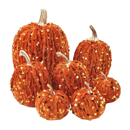 Weldphur Herbst-Kürbis-Dekoration, künstliche Kürbisse, Halloween-Herbst-Dekoration, Thanksgiving-Tischaufsätze für drinnen und draußen, Wohnzimmer, Schlafzimmer, Schlafsaal, Schreibtischregal Weldphur Herbst-Kürbis-Dekoration, künstliche Kürbisse, Halloween-Herbst-Dekoration, Thanksgiving-Tischaufsätze für drinnen und draußen, Wohnzimmer, Schlafzimmer, Schlafsaal, Schreibtischregal von Weldphur