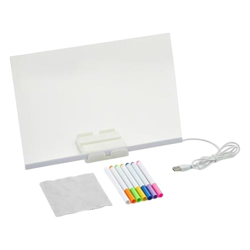 Weldphur LED Zeichenbrett Für Kinder,Leuchttafel - Wiederbeschreibbare Malvorlage Für Reise Mädchen Kindergarten Zuhause Schule Weldphur LED Zeichenbrett Für Kinder,Leuchttafel - Wiederbeschreibbare Malvorlage Für Reise Mädchen Kindergarten Zuhause Schule von Weldphur