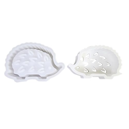 Weldphur Tier Silikonformen | 3D Igel Tier Schokoladenformen | Gießform für Zement Gips Kerzen Fondant Lebensmittel | Backen Süßigkeiten Kuchen von Weldphur
