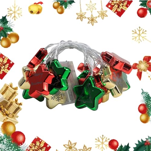 Weldphur Weihnachts-Lichterkette, LED-Weihnachtskugel-Lichterkette, Dekoration, festliche Beleuchtung, Partyzubehör, Ornamente, Dekorationen für Urlaub, Innen- und Außenbereich, Wand, Fenster, Kamin Weldphur Weihnachts-Lichterkette, LED-Weihnachtskugel-Lichterkette, Dekoration, festliche Beleuchtung, Partyzubehör, Ornamente, Dekorationen für Urlaub, Innen- und Außenbereich, Wand, Fenster, Kamin von Weldphur