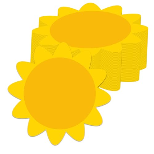 100 Stück Sommersonnenausschnitte aus Karton, goldene Sonnenform, Klassenzimmer, Pinnwand, Dekoration, 10,2 cm, blanko, Sonnenschein-Papierform, kreatives Zubehör, gestanzt mit Klebepunkten für 100 Stück Sommersonnenausschnitte aus Karton, goldene Sonnenform, Klassenzimmer, Pinnwand, Dekoration, 10,2 cm, blanko, Sonnenschein-Papierform, kreatives Zubehör, gestanzt mit Klebepunkten für von Well Tile