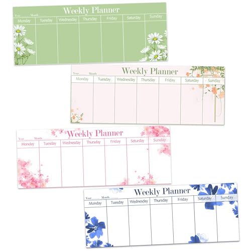 120 Blatt Wochenplaner, Notizblock, Wochenkalender, 9,5 x 25,4 cm, wöchentliche To-Do-Liste, Notizblock, Wochenplaner für Schülerplaner 120 Blatt Wochenplaner, Notizblock, Wochenkalender, 9,5 x 25,4 cm, wöchentliche To-Do-Liste, Notizblock, Wochenplaner für Schülerplaner von Well tile