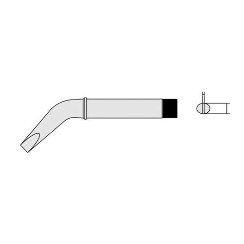 Weller T0054251799N CT2 FX7 Lötspitze Meißelform Gebogen 370°C, 10mm Weller T0054251799N CT2 FX7 Lötspitze Meißelform Gebogen 370°C, 10mm von Weller