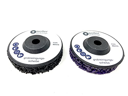 WELLERWERKZEUGE | 2x CSD Reinigungsscheiben Grobreinigungsscheibe passend für BTI/Würth/Bosch GWS 10,8-12V mini Akku Winkelschleifer Ø70mm WELLERWERKZEUGE | 2x CSD Reinigungsscheiben Grobreinigungsscheibe passend für BTI/Würth/Bosch GWS 10,8-12V mini Akku Winkelschleifer Ø70mm von Wellerwerkzeuge