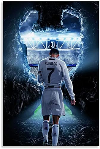 Welmini 5D Diamant Painting Set FüR Erwachsene Und Kinder Cristiano Ronaldo DIY Diamond Kristall Strass Stickerei GemäLde 11.8'x15.7'(30x40cm) Kein Rahmen von Welmini