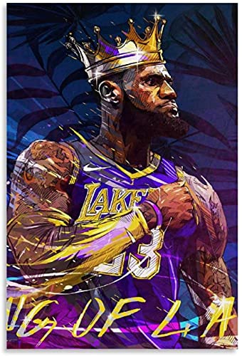 5D Diamant Painting Set FüR Erwachsene Und Kinder Dunk Wallpaper Lebron James DIY Diamond Painting Kristall Strass Diamant Stickerei GemäLde 11.8"x15.7"(30x40cm) Kein Rahmen von Welmini