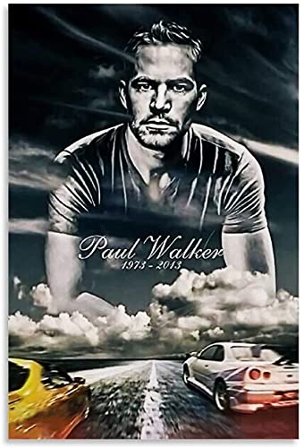 Welmini 5D Diamant Painting Set FüR Erwachsene Und Kinder Fast And Furious Film Paul Walker DIY Diamond Painting Kristall Strass Diamant Stickerei GemäLde 15.7''x19.7''(40x50cm) Kein Rahmen von Welmini