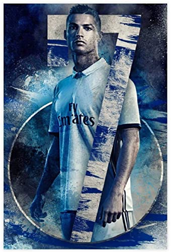 5D Diamant Painting Set FüR Erwachsene Und Kinder Fußball Fußballspieler Cristiano Ronaldo HD (5) DIY Diamond Painting Kristall Strass Diamant Stickerei GemäLde 11.8"x15.7"(30x40cm) Kein Rahmen von Welmini