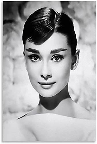 5D Diamant Painting Set FüR Erwachsene Und Kinder Göttin Audrey Hepburn DIY Diamond Painting Kristall Strass Diamant Stickerei GemäLde 15.7"x19.7"(40x50cm) Kein Rahmen von Welmini