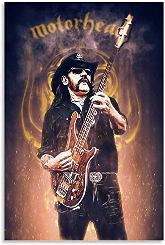 5D Diamant Painting Set FüR Erwachsene Und Kinder Lemmy Motörhead DIY Diamond Painting Kristall Strass Diamant Stickerei GemäLde 23.6"x35.4"(60x90cm) Kein Rahmen von Welmini