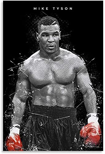 5D Diamant Painting Set FüR Erwachsene Und Kinder Mike Tyson Boxen Wallpaper DIY Diamond Painting Kristall Strass Diamant Stickerei GemäLde 11.8"x15.7"(30x40cm) Kein Rahmen von Welmini