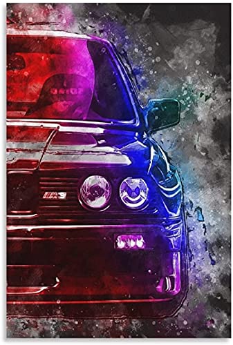 5D Diamant Painting Set FüR Erwachsene Und Kinder Retro Racing Carroomand Picture Modern DIY Diamond Painting Kristall Strass Diamant Stickerei GemäLde 23.6"x35.4"(60x90cm) Kein Rahmen von Welmini