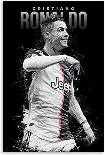 5d Diamond Painting Diamant Bilder FüR Erwachsene Und Kinder Fußballspieler Cristiano Ronaldo Star Poster (13) DIY Kreuzstich Arts Craft Kristall Strass Stickerei 23.6"x35.4"(60x90cm) Kein Rahmen von Welmini