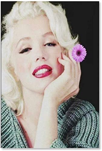 5d Diamond Painting Diamant Bilder FüR Erwachsene Und Kinder Marilyn Monroe DIY Kreuzstich Arts Craft Kristall Strass Stickerei 15.7"x19.7"(40x50cm) Kein Rahmen von Welmini