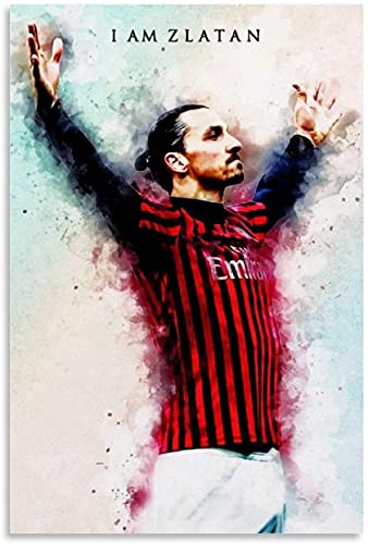 5d Diamond Painting Diamant Bilder FüR Erwachsene Und Kinder Zlatan Ibrahimovic(1) DIY Kreuzstich Arts Craft Kristall Strass Stickerei 11.8"x15.7"(30x40cm) Kein Rahmen von Welmini