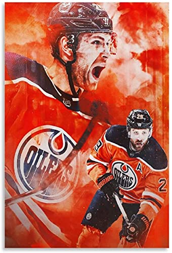 DIY Erwachsene Und Kinder Diamant Malerei Painting Kits Vollbohrer Leon Draisaitl Eishockey Bild 9 5d Strass Bild Kristall Kunsthandwerk 23.6"x35.4"(60x90cm) Kein Rahmen von Welmini