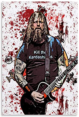 DIY Erwachsene Und Kinder Diamant Malerei Painting Kits Vollbohrer Musiksänger Heavy Metal Gary Holt Slayer 5d Strass Bild Kristall Kunsthandwerk 23.6"x35.4"(60x90cm) Kein Rahmen von Welmini