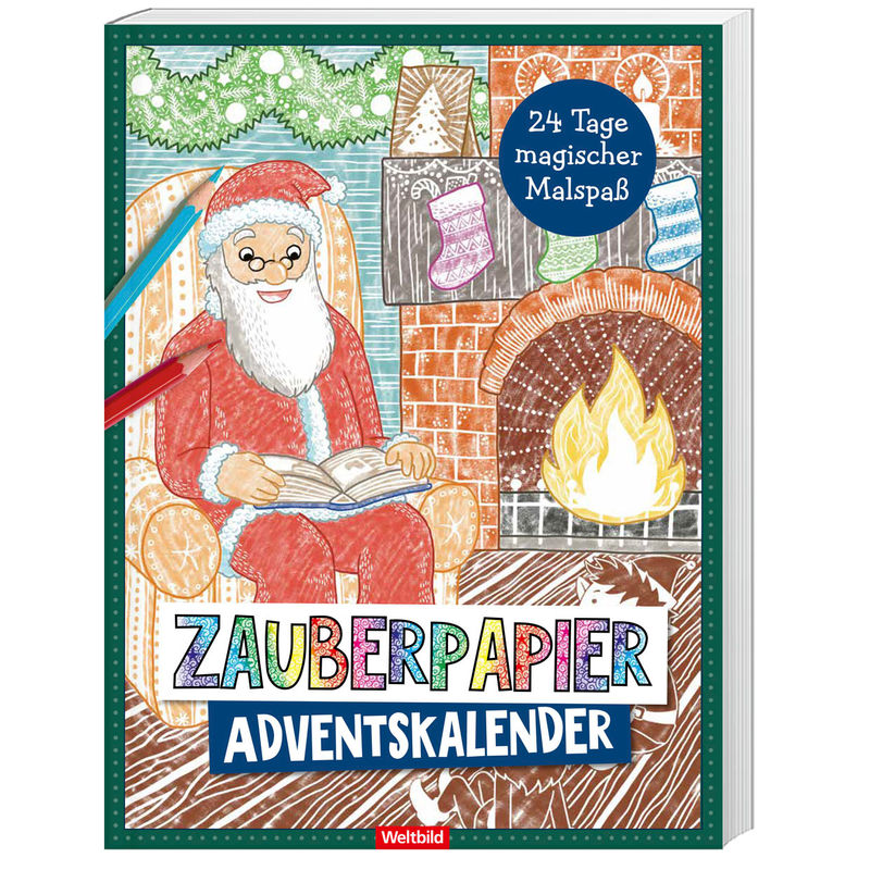 Zauberpapier-Adventskalender, Hochwertige Broschur von Weltbild Deutschland