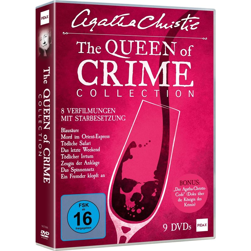 Agatha Christie: The Queen Of Crime Collection (DVD) von Pidax Film- und Hoerspielverlag