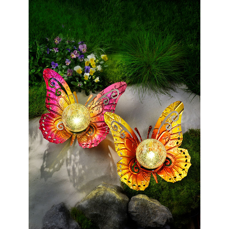 Solar-Schmetterlinge "Farfalla", 2Er-Set von Weltbild