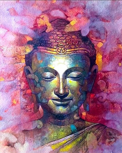 Weltbild Diamond Painting Pink Buddha 40 x 50 cm von Weltbild